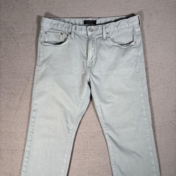 Banana Republic Performance Jeans Men’s Size 34x32 Fit 34x29 Powder Blue Denim - Picture 2 of 13